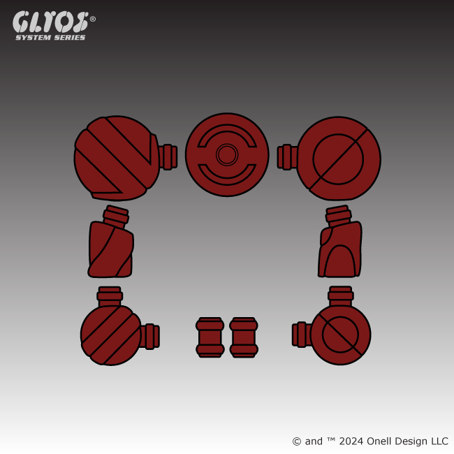 Axis Joint Set Crimson 2024 – Onell Design