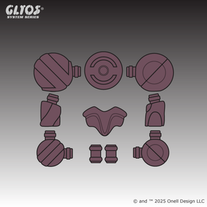 Axis Joint Set Mechaphorm Mauve Gray