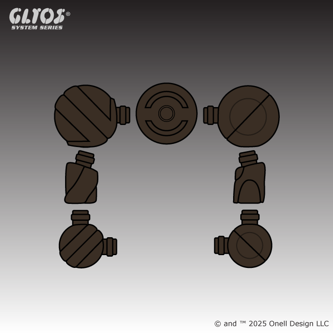 Axis Joint Set Trilo Brown
